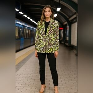 Airfield Vibrant Patterned Blazer
